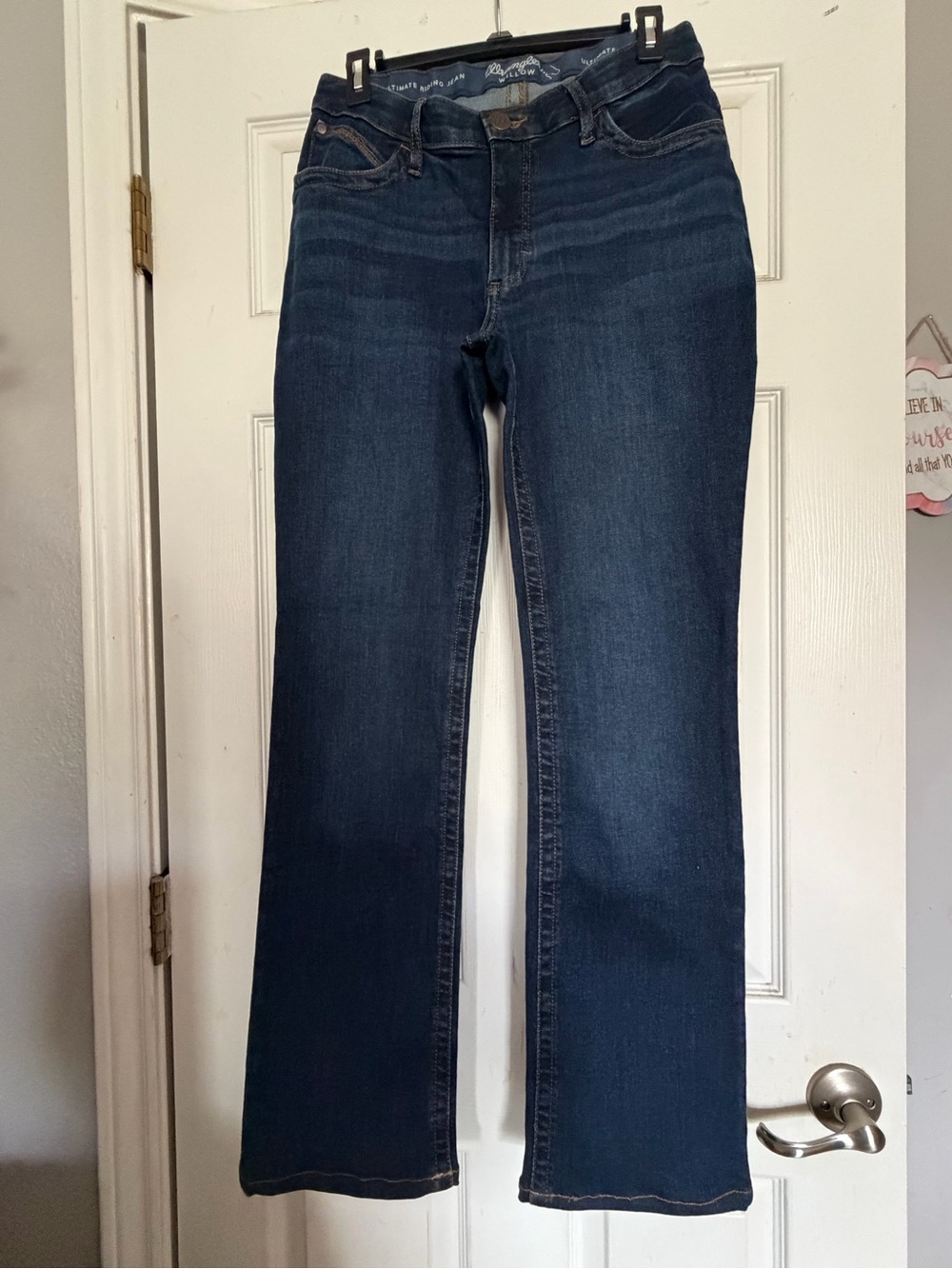 Wrangler Women's Dark Indigo Flare Jeans